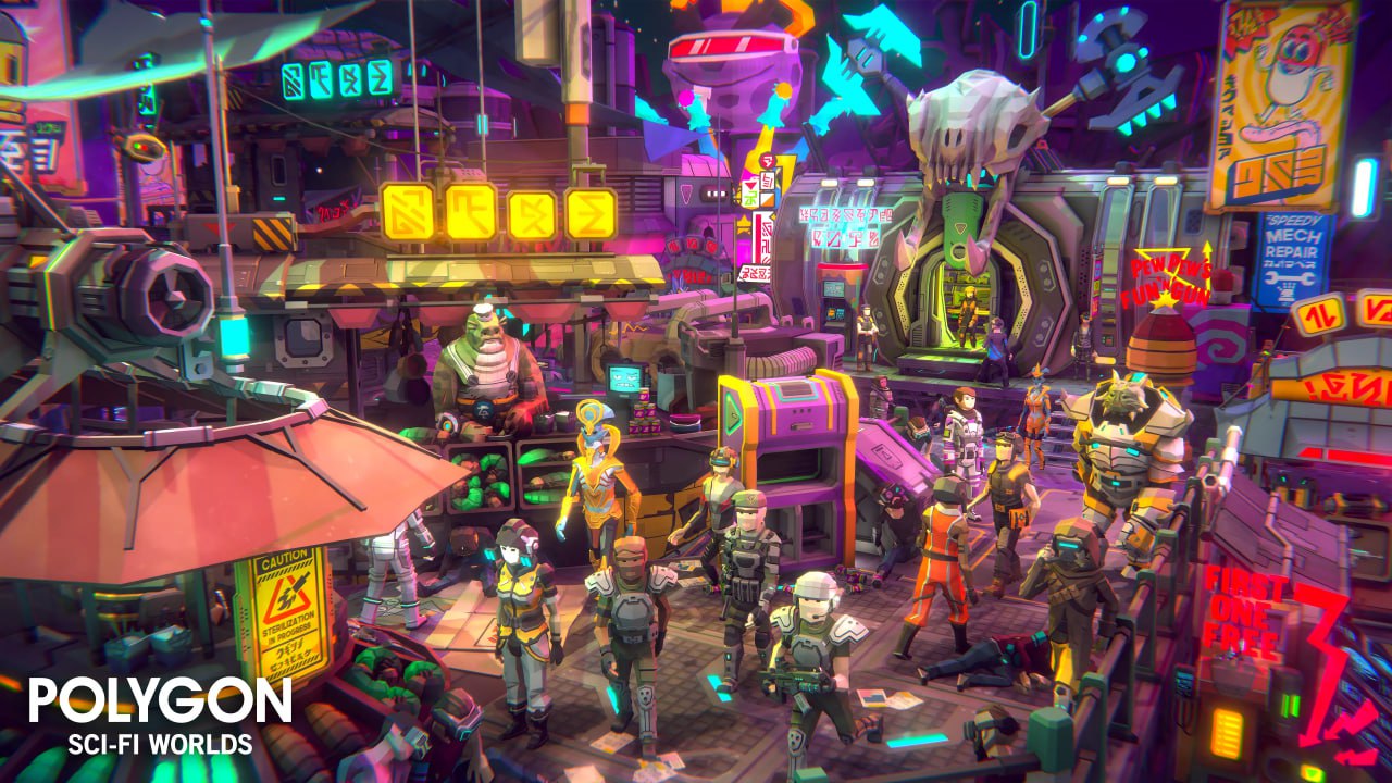 POLYGON Sci-Fi Worlds📱 - изображение 3